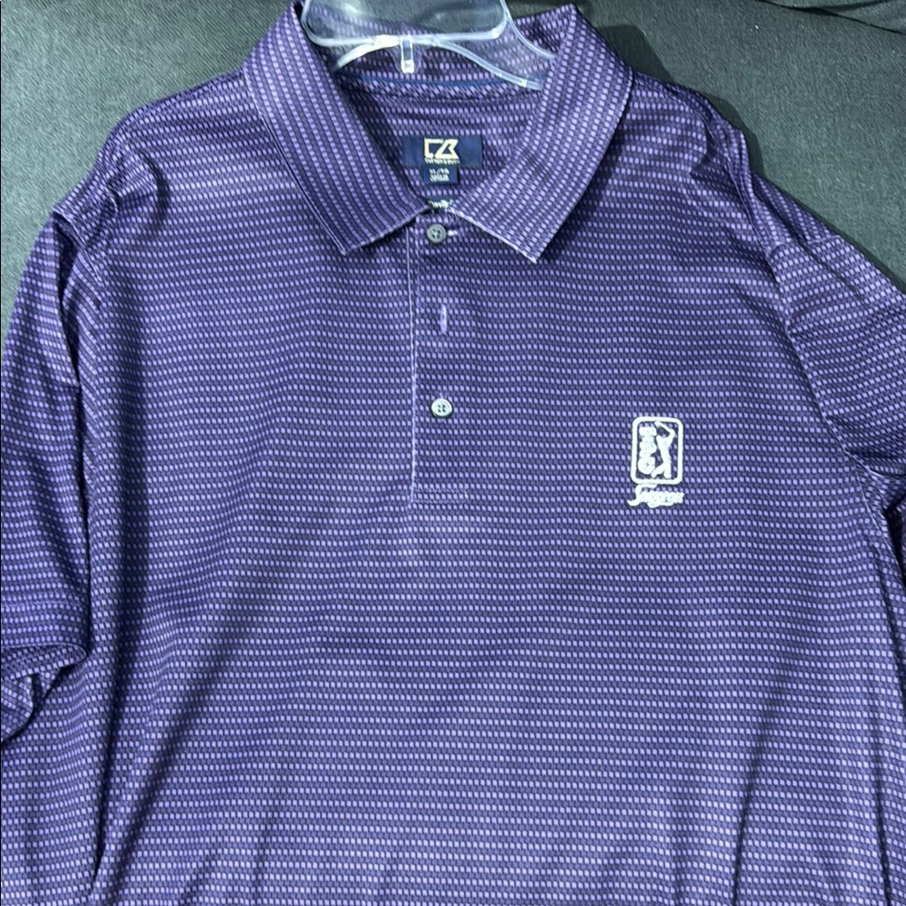 Cutter & Buck Purple Performance Polo Shirt
